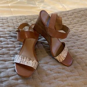 Franco Sarto wedge sandals EUC size 8